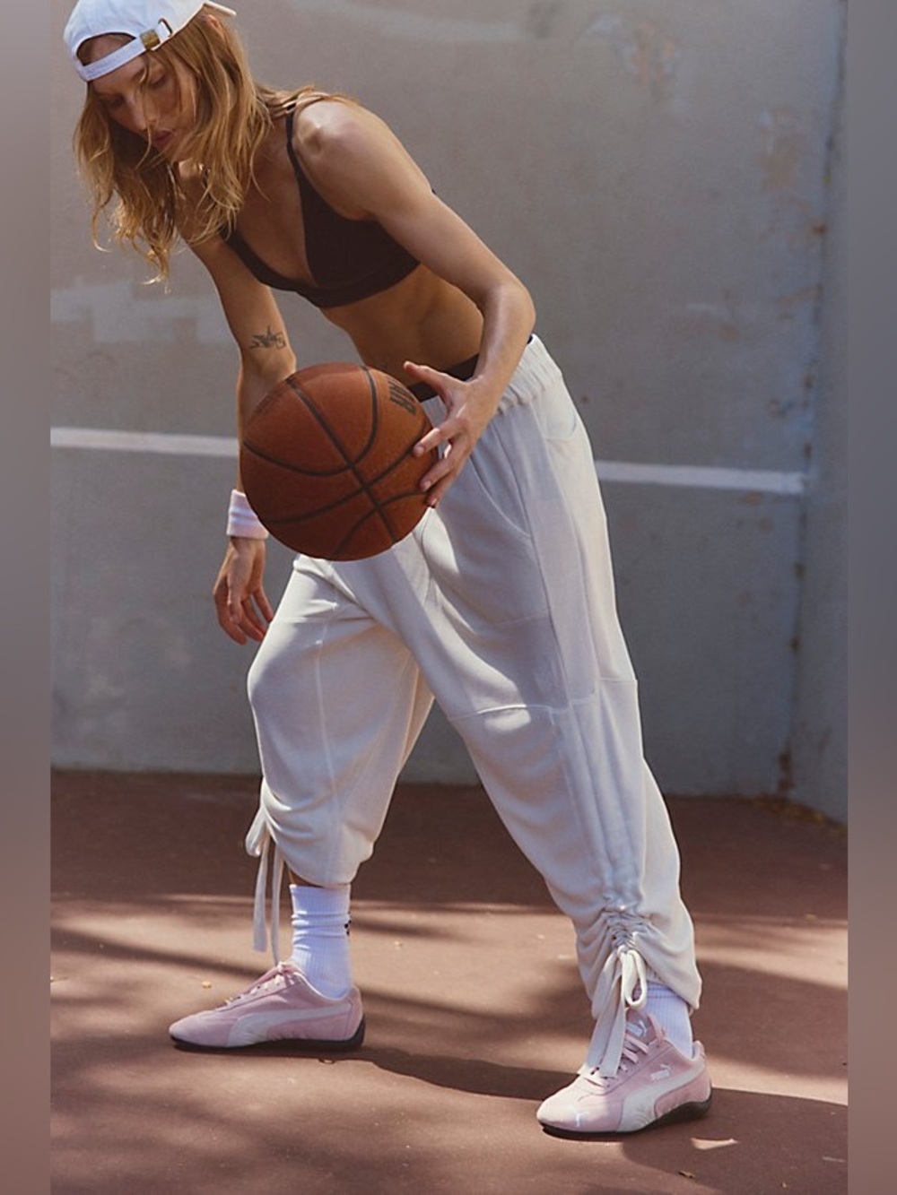 NWT FREE PEOPLE MOVEMENT Pirouette Pants | Ivory MSRP $128 Size XL